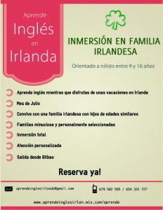 Immersion linguistique en Irlande