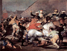 Bank holidays in Madrid: Goya painting "El 2 de Mayo"!