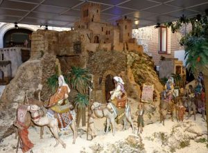 Noël à Madrid: Crèche avec les Rois Mages