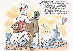 Madrid en Lettres: vignette humoristique d´Antonio Mingote