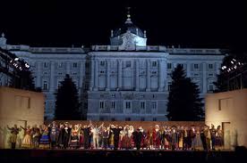 Music festivals: picture of one of the shows at the Royal palace in Verano de la Villa festival