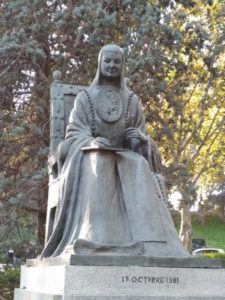 Notre jeu Madrid Quiz: Statue de Soeur Inés de la Cruz